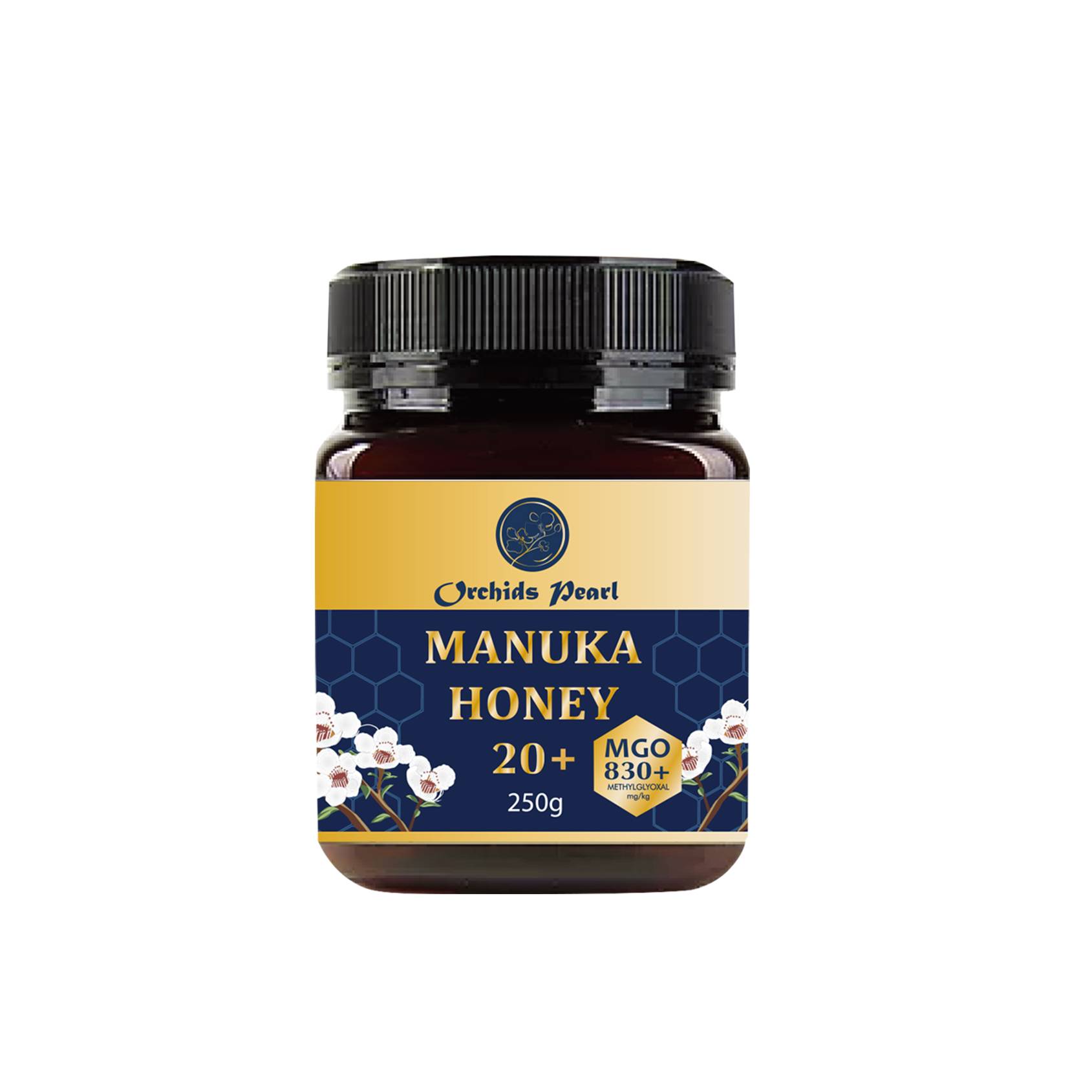 Orchids Pearl Manuka Honey 20 MGO 830 250 Grams SULU   Orchids Pearl Manuka Honey 20 